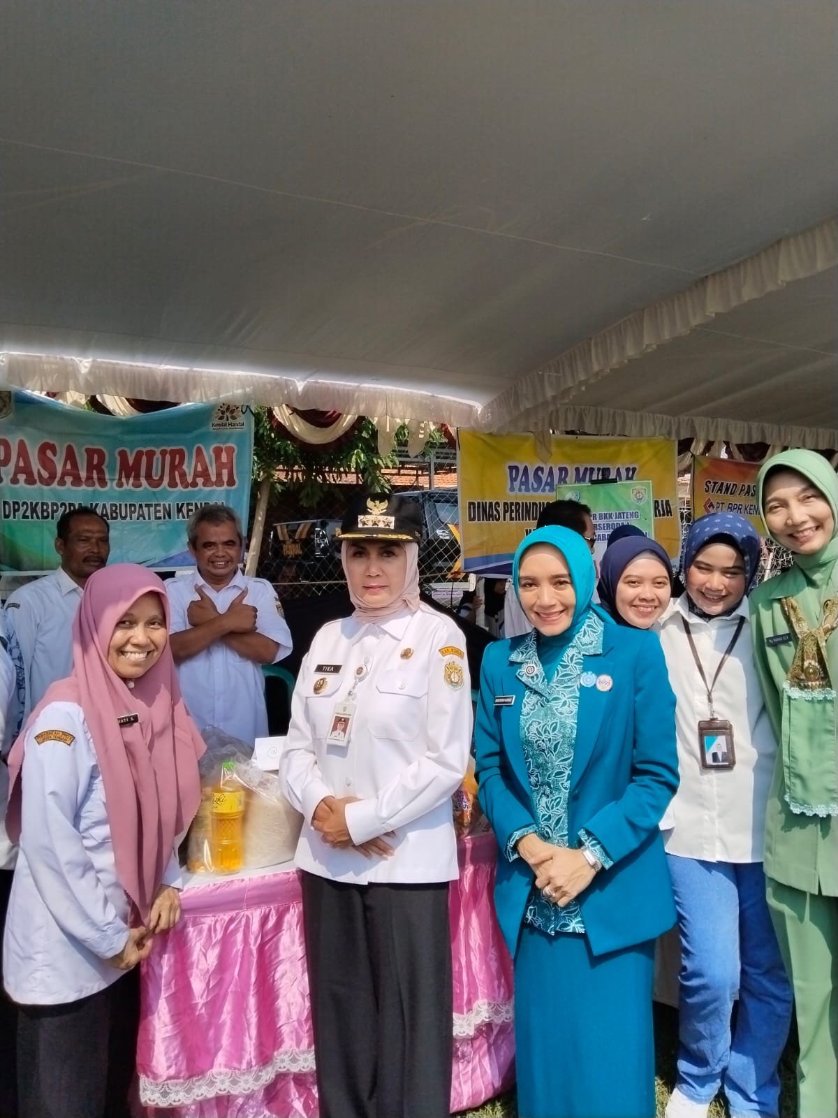 Pasar Murah TMMD di Desa Jungsemi, Kecamatan Kangkung