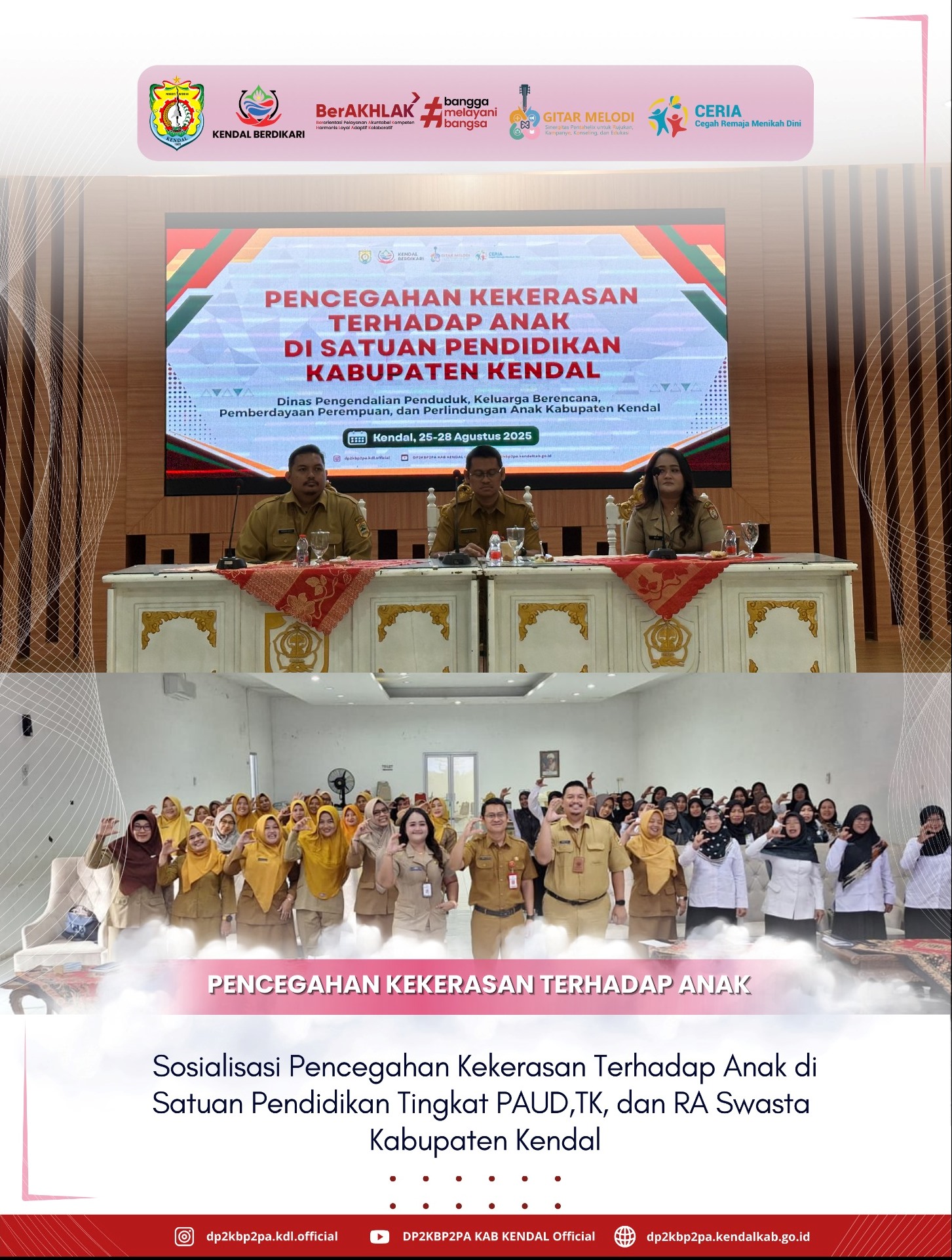 DP2KBP2PA Kendal Gelar Kegiatan Pencegahan Kekerasan terhadap Anak di Satuan Pendidikan
